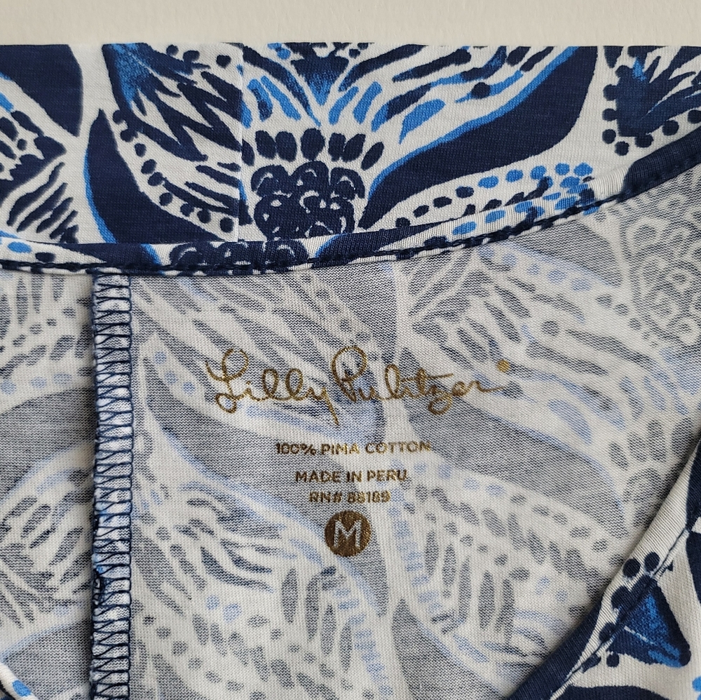 Lilly Pulitzer Marlowe Dress Resort White A Mermaids Tail, Size M - Picture 3 of 14